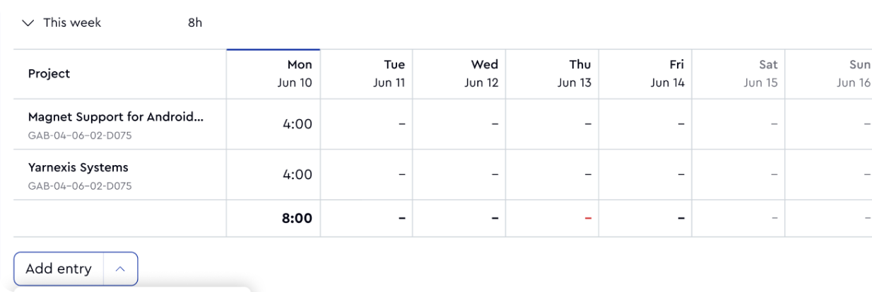 Time Tracking
